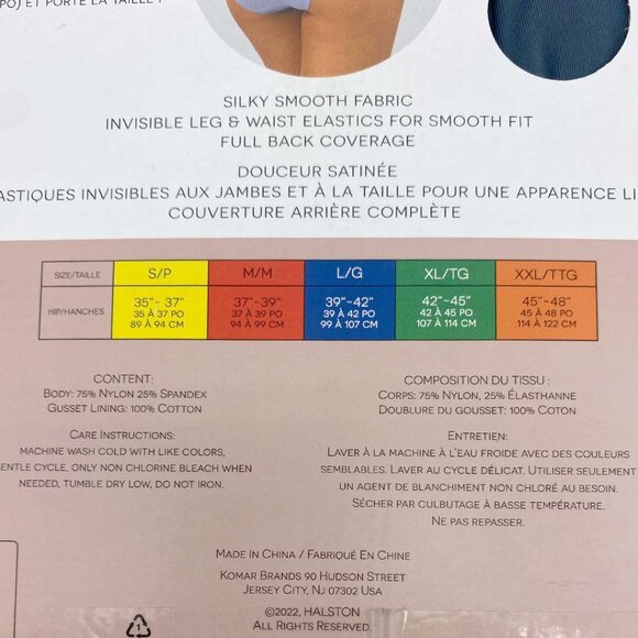 Halston Women's Bikini Underwear | 4 Pack | Smoothwear | Various Sizes **NEW - Picture 5 of 5